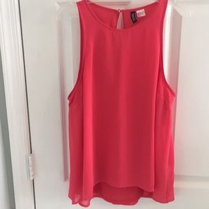 Fuchsia colored size 6/medium dressy top